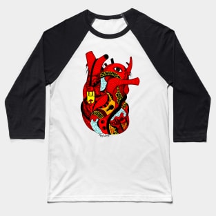 Red Light Heart Baseball T-Shirt